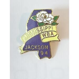 Mississippi WBA‎ 94 Jackson Lapel Pin Women's Bowling Association